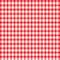 Magic Cover Magic Cover Red/White Checkered Vinyl Disposable Tablecloth 52 in. L X 52 in. W TBL-MC570-36 - alternate 1
